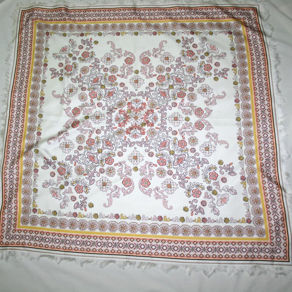 Tory Burch 100% Silk Square Scarf